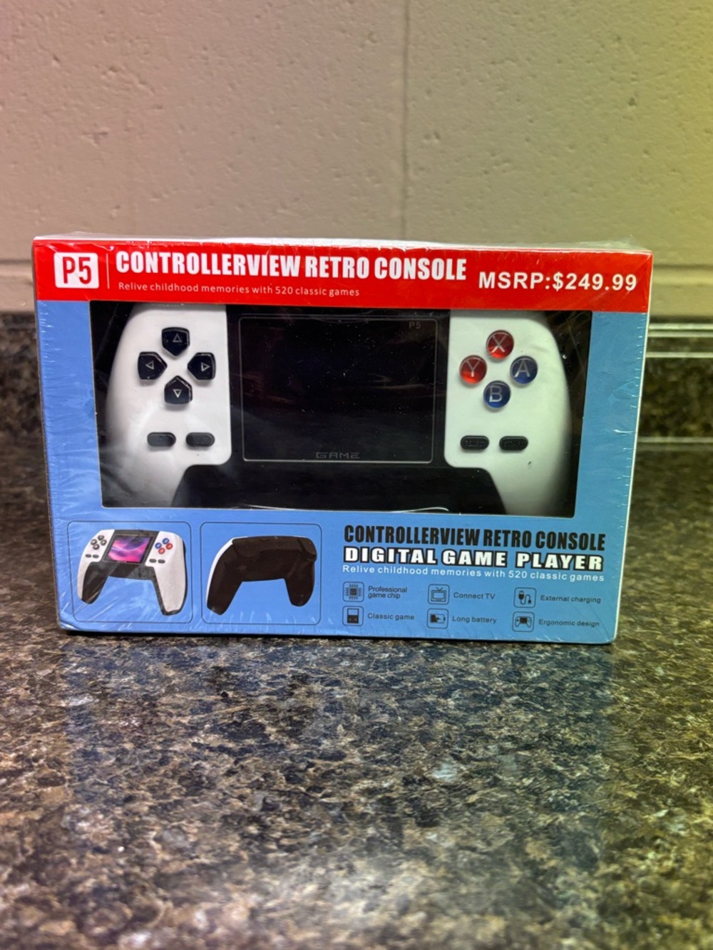 ControllerView Retro Console Handheld - White